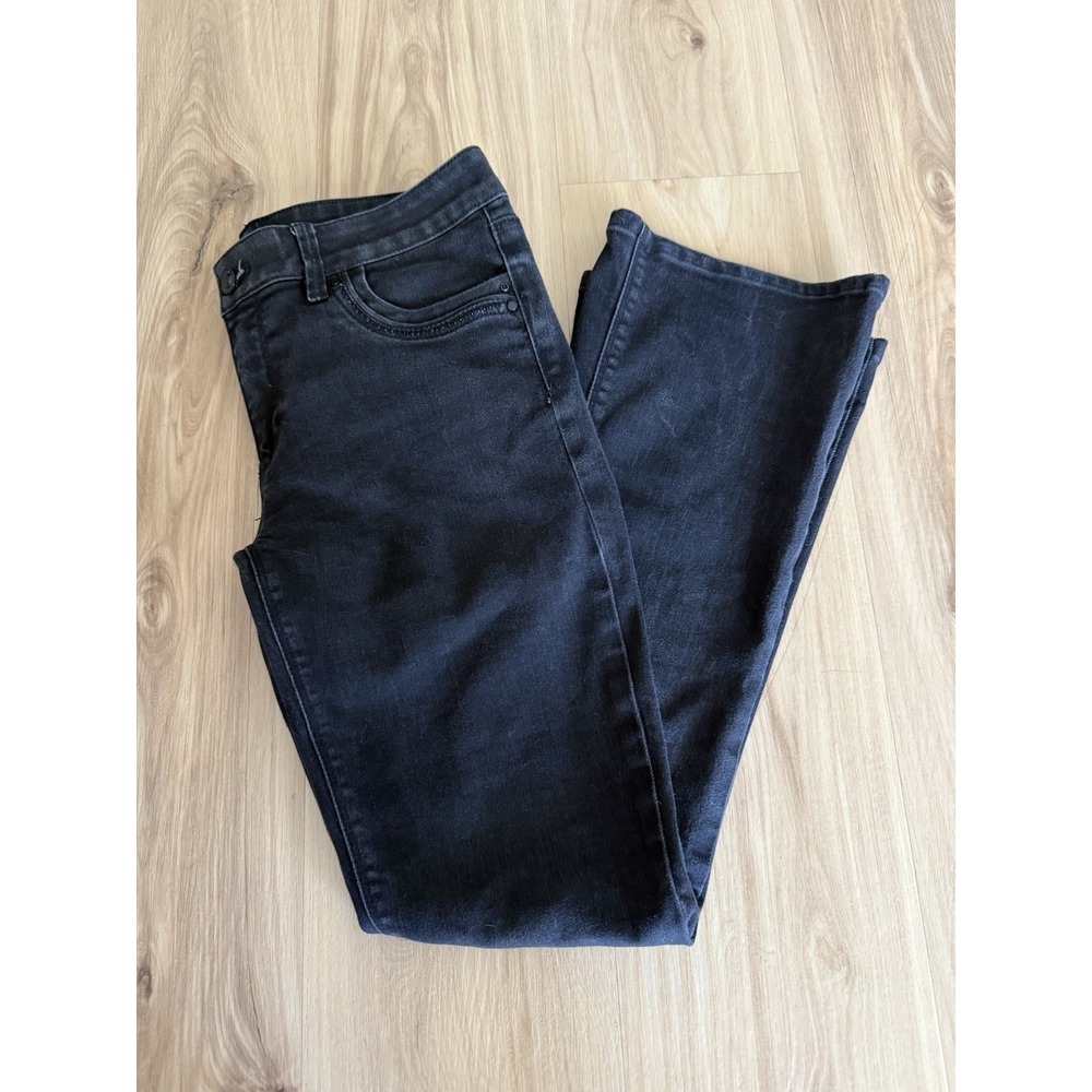 White House Black Market Women's Jeans Bedazzled Pockets 6R Skinny Flare